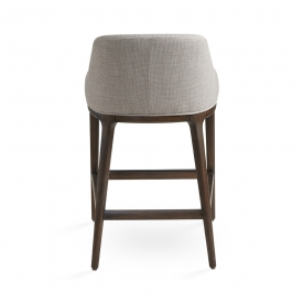 Everett Counter Chair: Grey Linen
